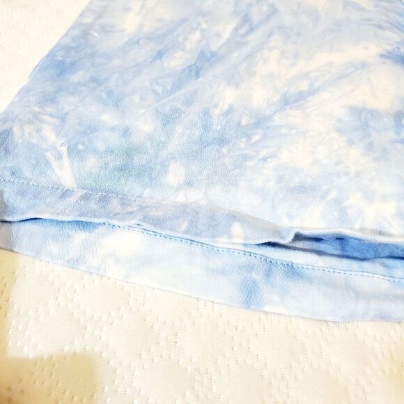 D & Co. Tie Dye Blue/White Shorts Size Large - Picture 6 of 10